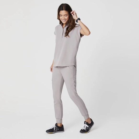 Figs slate scrubs set (top and bottom) - Picture 1 of 8